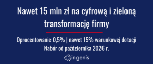 Cyfryzacja i zielona transformacja firm z preferencyjnym finansowaniem FENG