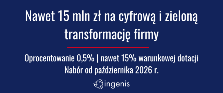 Cyfryzacja i zielona transformacja firm z preferencyjnym finansowaniem FENG